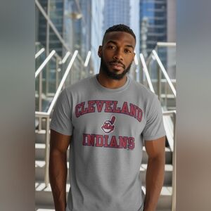 Vtg Cleveland Guardians Men's Size Medium MLB Team Gear